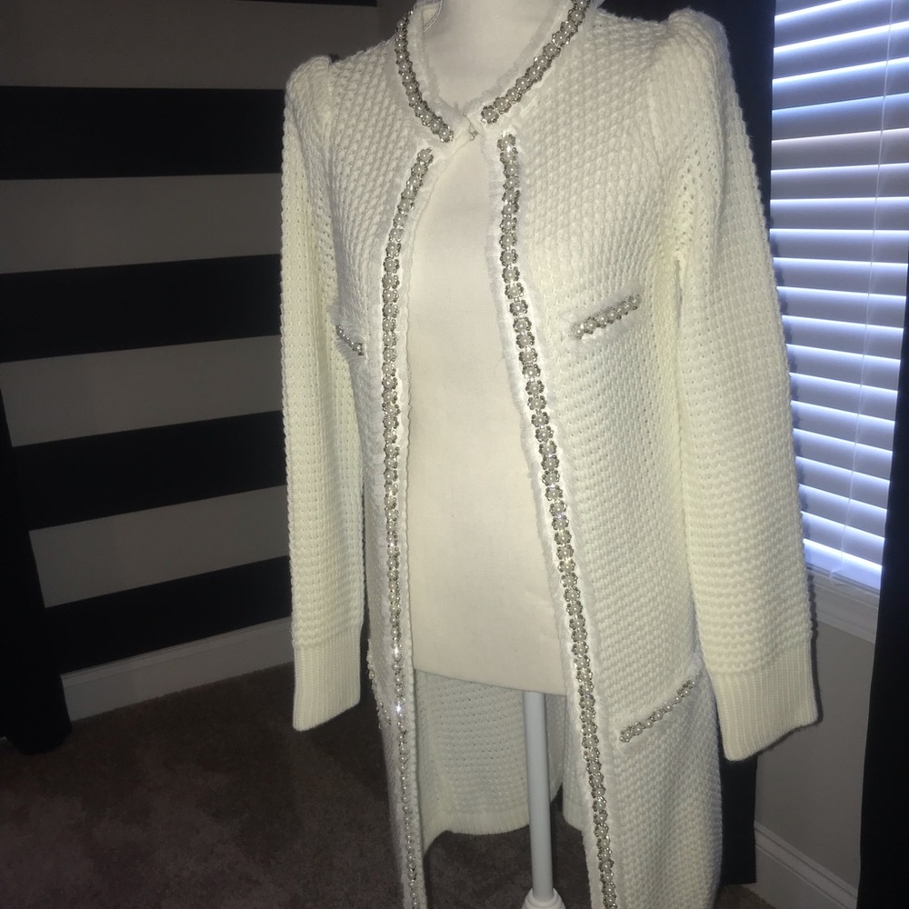 Bebe Pearl Cardigan